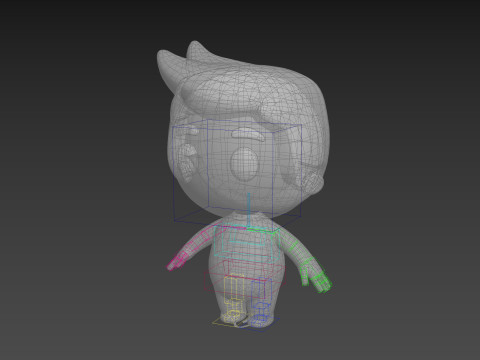 Character170 Rigged Little Man Modelo 3D