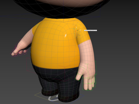 Character170 Rigged Little Man Modelo 3D