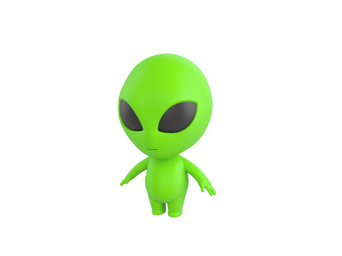 Character171 Rigged Alien 3D 모델