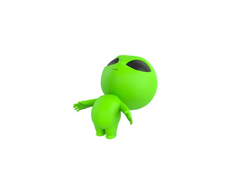 Character171 Rigged Alien 3D Model