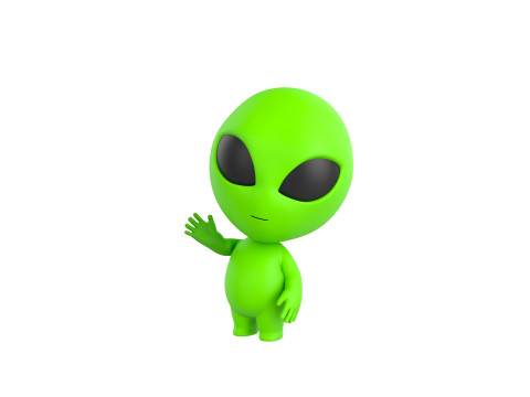 Character171 Rigged Alien 3D 모델