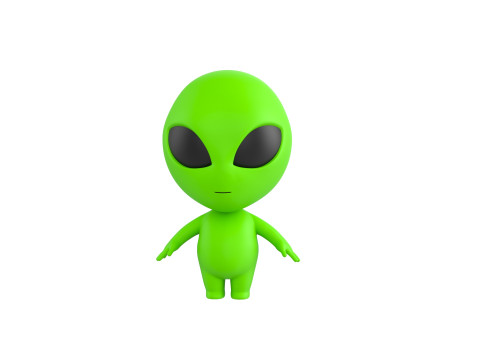 Character171 Rigged Alien 3D 모델
