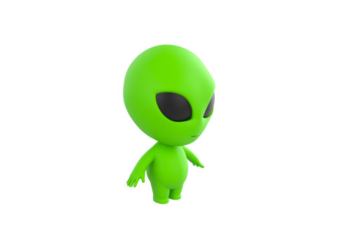 Character171 Rigged Alien 3D 모델