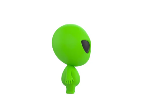 Character171 Rigged Alien 3D Model