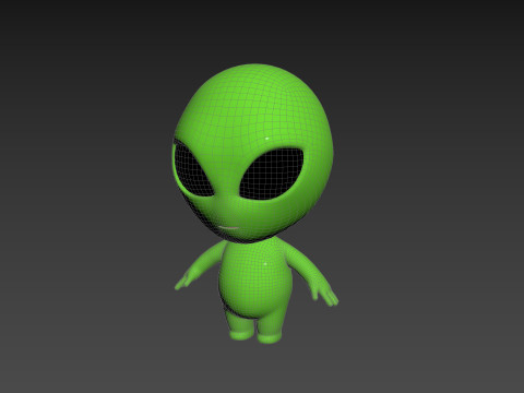 Character171 Rigged Alien 3D 모델