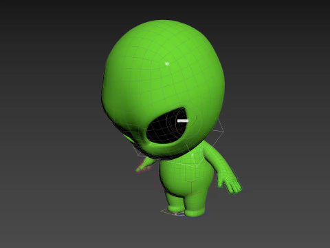 Character171 Rigged Alien 3D Model