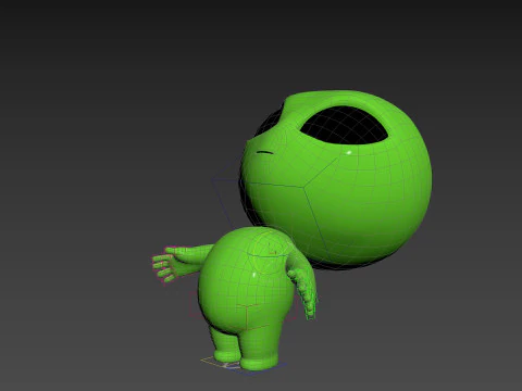 Character171 Rigged Alien 3D Model