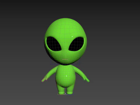 Character171 Rigged Alien 3D Model