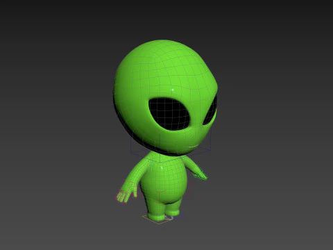 Character171 Rigged Alien 3D Model