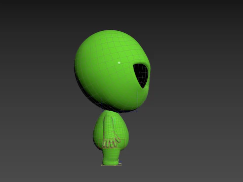 Character171 Rigged Alien 3D Model