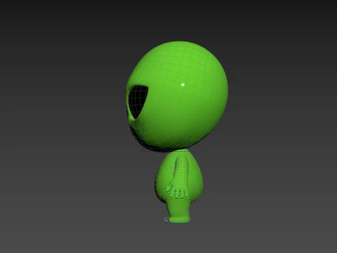 Character171 Rigged Alien 3D Model
