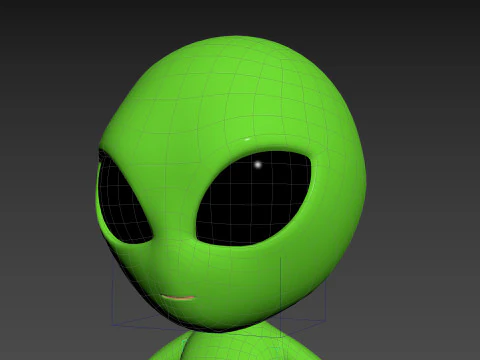 Character171 Rigged Alien 3D Model