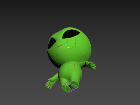 Character171 Rigged Alien 3D 모델