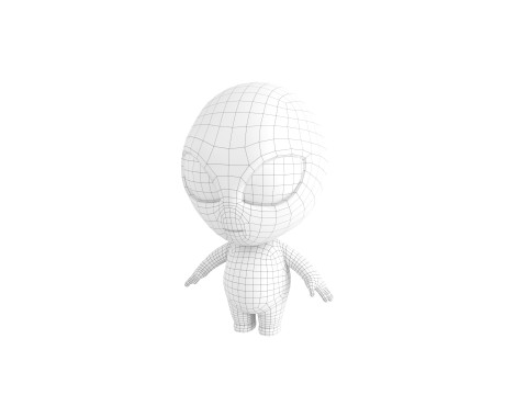 Character171 Rigged Alien 3D 모델