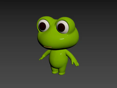 Character172 Rigged Frog 3D Model