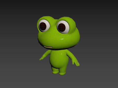 Character172 Rigged Frog 3D Model
