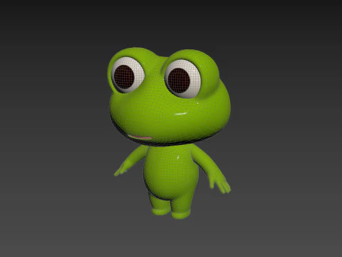 Character172 Rigged Frog 3D Model