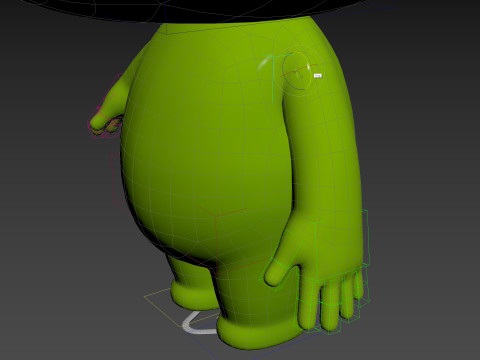 Character172 Rigged Frog 3D Model