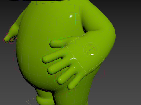 Character172 Rigged Frog 3D Model