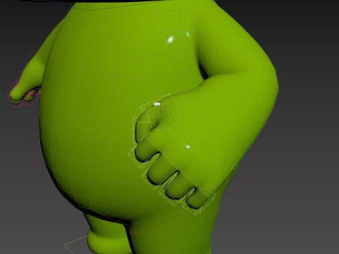 Character172 Rigged Frog 3D Model