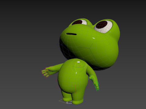 Character172 Rigged Frog 3D Model