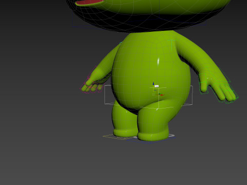 Character172 Rigged Frog 3D Model