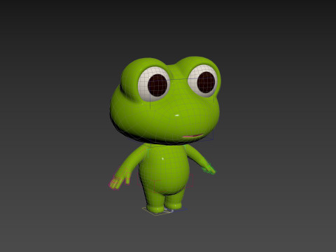Character172 Rigged Frog 3D Model