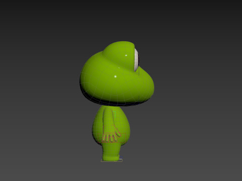 Character172 Rigged Frog 3D Model