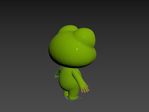 Character172 Rigged Frog 3D Model