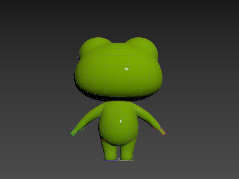 Character172 Rigged Frog 3D Model