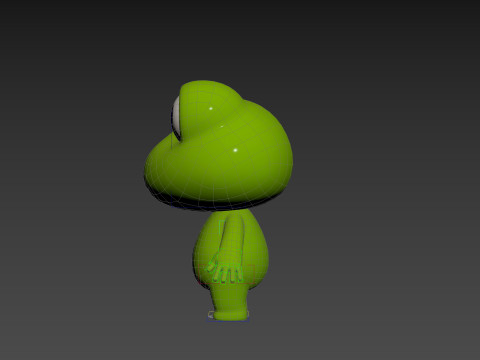 Character172 Rigged Frog 3D Model
