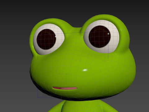 Character172 Rigged Frog 3D Model