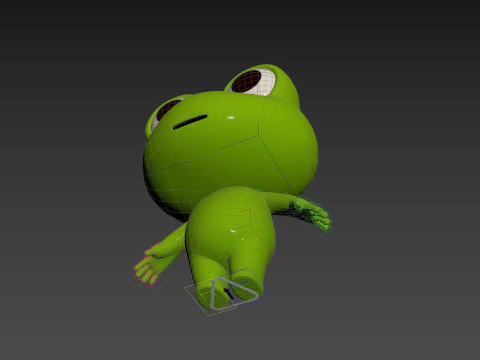 Character172 Rigged Frog 3D Model