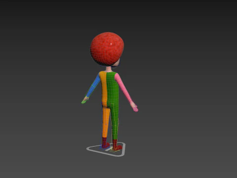 Character173 Rigged Clown 3D Model