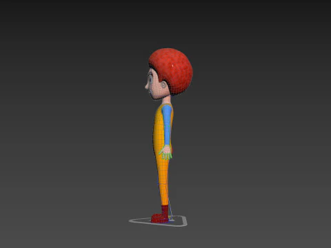 Character173 Rigged Clown 3D Model
