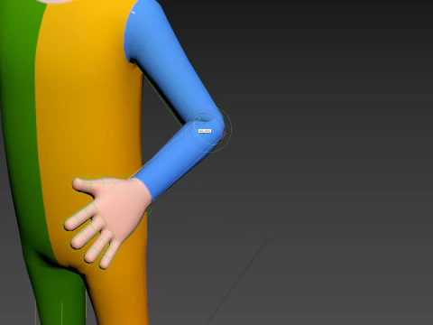 Character173 Rigged Clown 3D Model