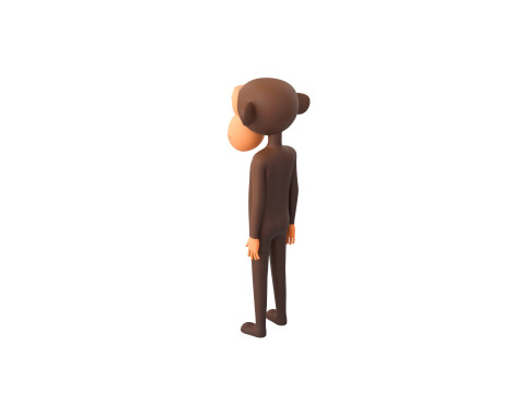 Character174 Rigged Monkey 3D Model