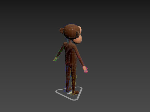 Character174 Rigged Monkey 3D Model