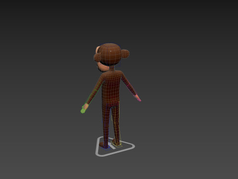 Character174 Rigged Monkey 3D Model