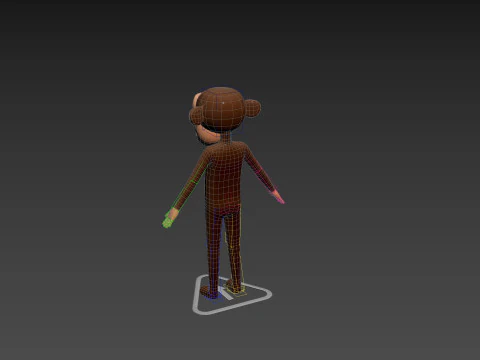 Character174 Rigged Monkey 3D Model