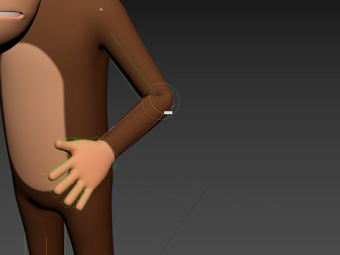 Character174 Rigged Monkey 3D Model