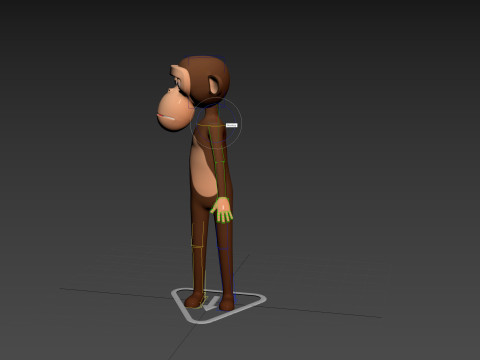 Character174 Rigged Monkey 3D Model