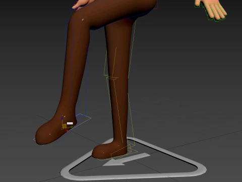 Character174 Rigged Monkey 3D Model