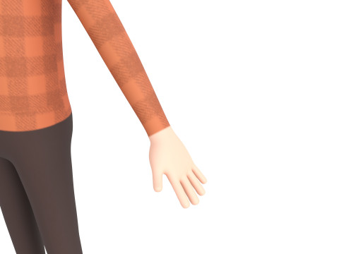 Character176 Rigged Cowboy 3D 模型