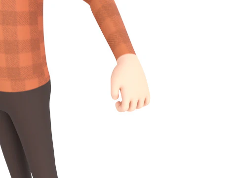Character176 Rigged Cowboy 3D Model