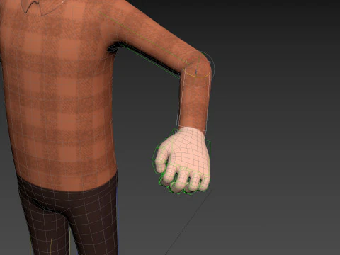 Character176 Rigged Cowboy 3D Model