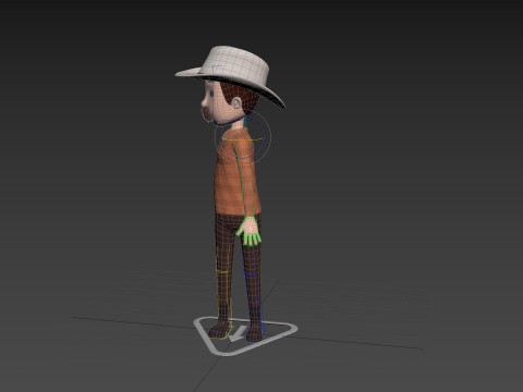 Character176 Rigged Cowboy 3D 模型