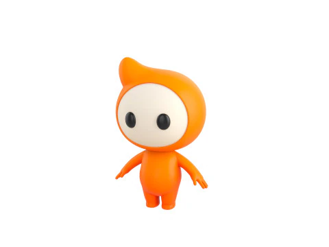Character177 Rigged Mascot 3D Model