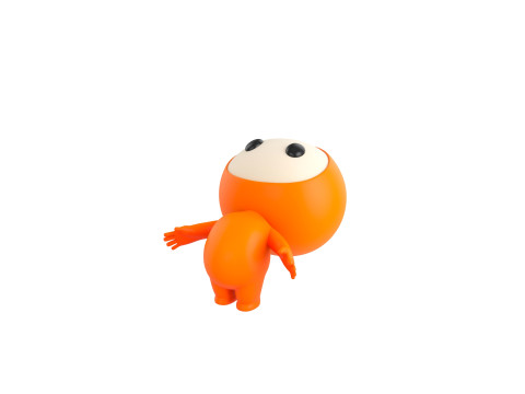 Character177 Rigged Mascot Model 3D