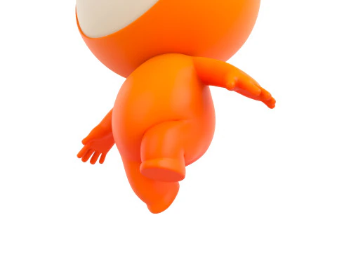 Character177 Rigged Mascot 3D Model
